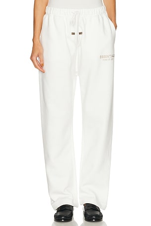 Fear of God ESSENTIALS Fleece Relaxed Sweatpant in White