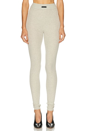 Fear of God ESSENTIALS Soft Rib Legging in Beige