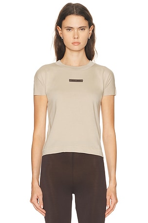 Fear of God ESSENTIALS Cap Sleeve Tee in Taupe