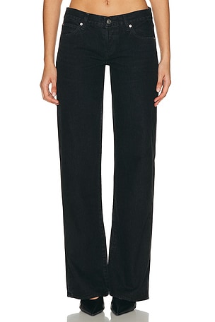 FRAME X Amelia Gray The Gray Jeans in Black