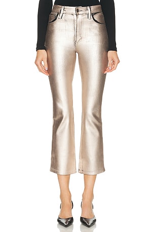 FRAME The Reboot Crop Jeans in Metallic Neutral