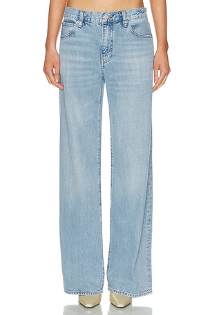 FRAME The Off Duty Stroll Jeans in Blue