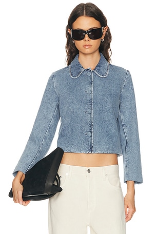 FRAME The Palm Jacket in Blue