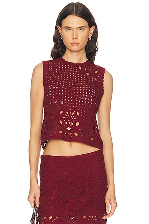 FRAME The Postcard Tank in Red