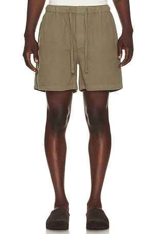 FRAME Canvas Shorts in Army
