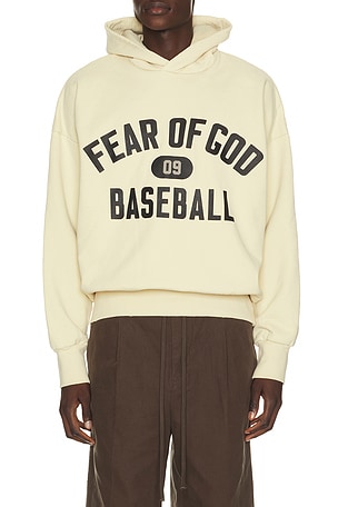 Fear of God Brushed Fleece 09 Classic Fit Hoodie in Cream