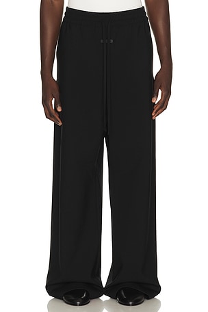 Fear of God Wide Leg Drawstring Pants in Black