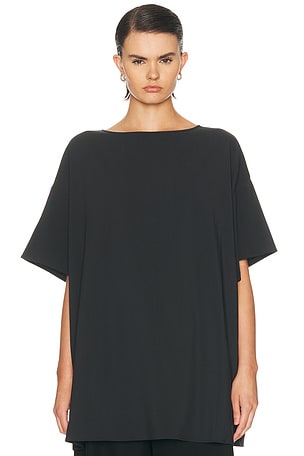 Fear of God Boat Neck T-Shirt in Black