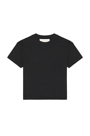 Fear of God ESSENTIALS Kids Signature Classic Short Sleeve Tee in Black