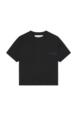 Fear of God ESSENTIALS Kids Classic Short Sleeve Tee in Black