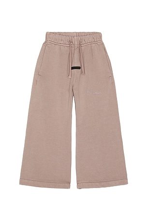 Fear of God ESSENTIALS Kids Signature Flare Sweatpant in Mauve