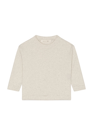 Fear of God ESSENTIALS Kids Classic Long Sleeve Tee in Grey