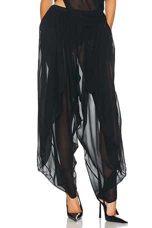 Francesco Murano Balloon Trouser in Black