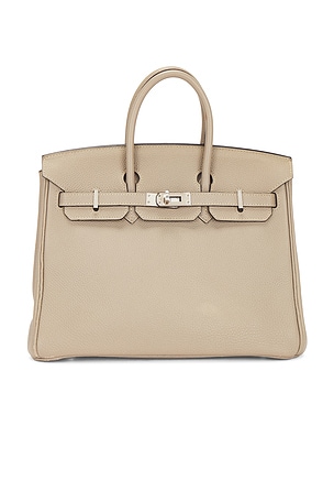 Hermes Togo Birkin 25 Handbag in Grey