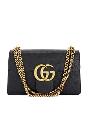 Gucci GG Marmont Shoulder Bag in Black