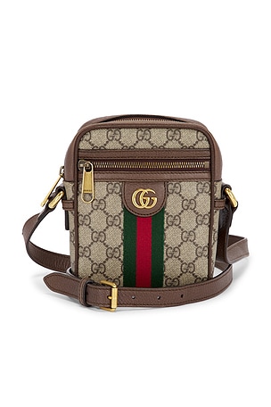 Gucci Ophidia Mini Messenger Bag in Beige