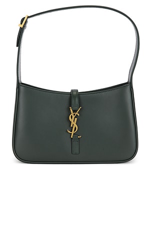 Saint Laurent Le 5 A 7 Hobo Bag in Dark Green