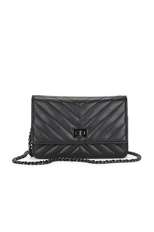 Chanel Reissue 2.55 Wallet On Chain in Black