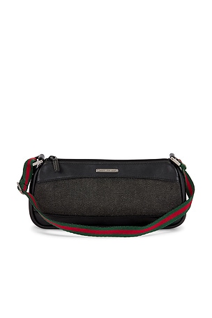 Gucci Denim Pochette Shoulder Bag in Black