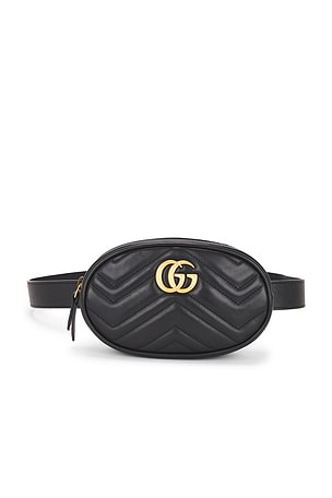 Gucci GG Marmont Belt Bag in Black