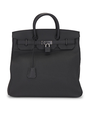Hermes Togo Haut A Courroies Birkin 40 Handbag in Black