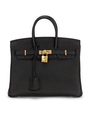 Hermes Togo Birkin 25 Handbag in Black