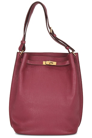 Hermes Togo So Kelly 26 Shoulder Bag in Red
