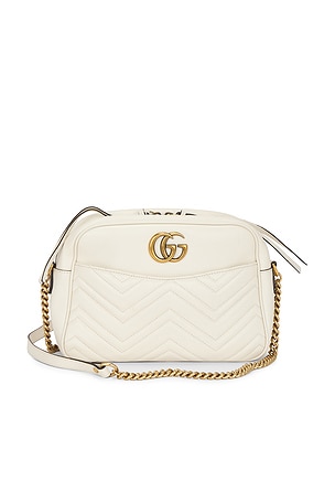 Gucci GG Marmont Shoulder Bag in White