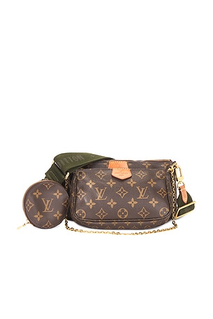 Louis Vuitton Monogram Pochette Accessoires Shoulder Bag in Brown