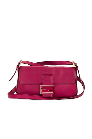 Fendi Baguette Shoulder Bag in Fuchsia