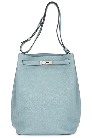 Hermes Togo So Kelly 26 Shoulder Bag in Baby Blue