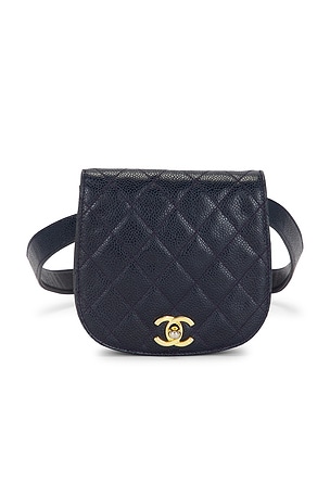 Chanel Caviar Belt Bag in Navy