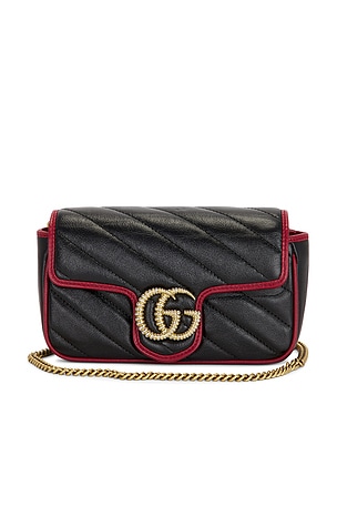 Gucci GG Marmont Shoulder Bag in Black
