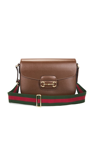 Gucci Horsebit 1955 Shoulder Bag in Brown