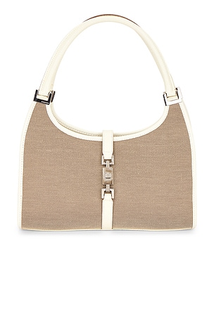 Gucci Bardot Shoulder Bag in Beige
