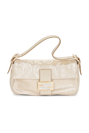 Fendi Baguette Shoulder Bag in Beige