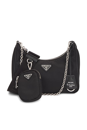 Prada Re-Edition 2005 Re-Nylon Shoulder Bag in Black