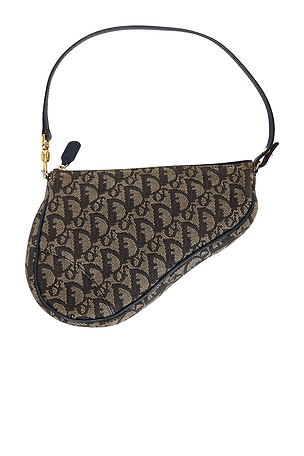 Dior Diorissimo Saddle Pochette Shoulder Bag in Blue