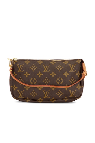 Louis Vuitton Monogram Pochette Accessoires Shoulder Bag in Brown