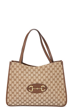 Gucci Horsebit 1955 Tote Bag in Beige