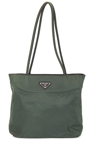 Prada Tessuto Tote Bag in Green