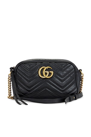 Gucci GG Marmont Shoulder Bag in Black