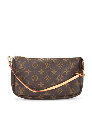 Louis Vuitton Monogram Pochette Accessoires Shoulder Bag in Brown