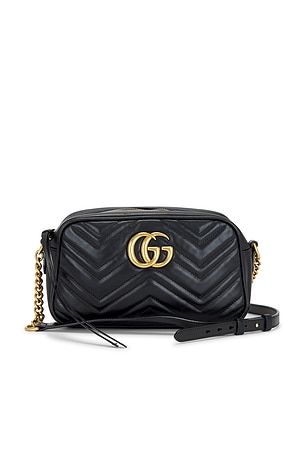 Gucci GG Marmont Shoulder Bag in Black