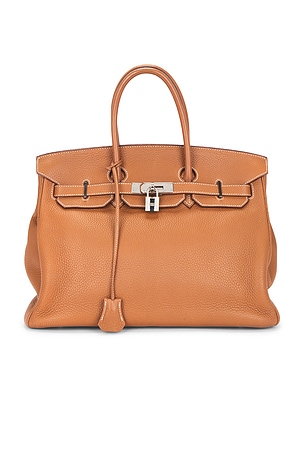 Hermes Togo Birkin 35 Handbag in Tan