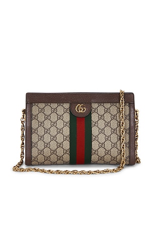 Gucci Ophidia Shoulder Bag in Brown