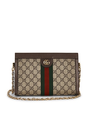 Gucci Ophidia Shoulder Bag in Brown