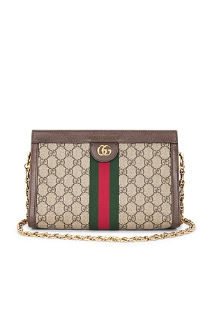 Gucci Ophidia Shoulder Bag in Brown