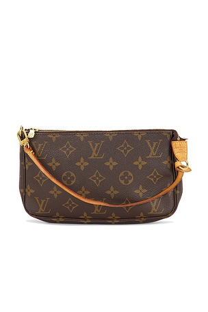 Louis Vuitton Monogram Pochette Accessoires Shoulder Bag in Brown