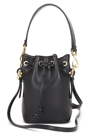 Fendi Mon Tresor Mini Bucket Bag in Black